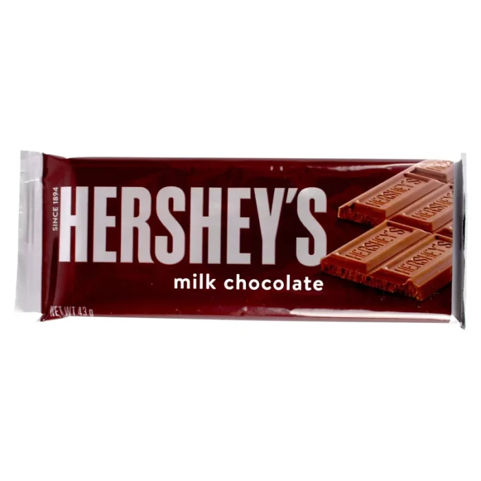 CHOCOLATE HERSHEY MILK 43G BARRA